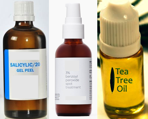 Effectiveness of Salicylic Acid, Benzoyl Peroxide and Tea Tree Oil in Treating Acne